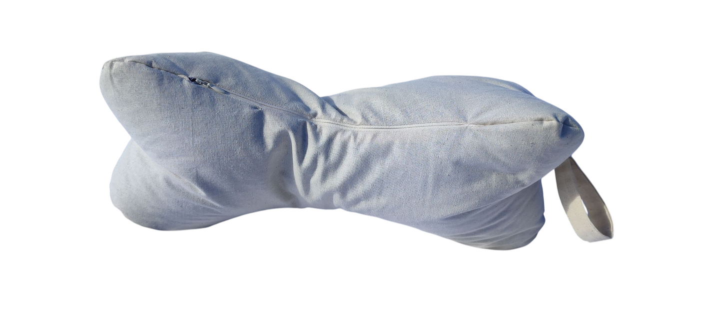 Neck , back support buckwheat hull pillow